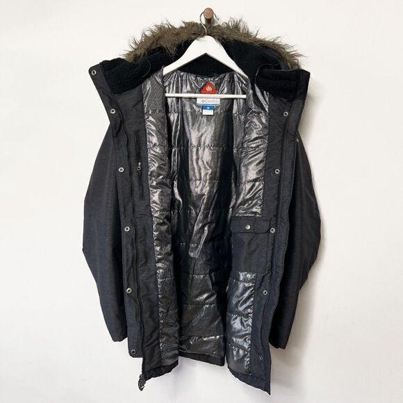 Columbia Beverly Mountain II OmniHeat Ski Coat with Faux Fur Trim - Picture 4 of 8